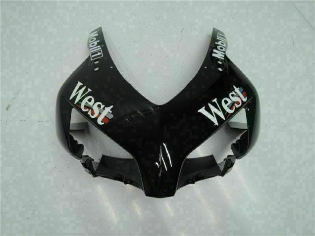 Schwarz West Honda CBR 1000 RR 2004-2005 Motorrad Verkleidungen Schwarz West Honda CBR 1000 RR 2004-2005 Motorrad Verkleidungen