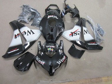 Schwarz West Honda CBR 1000 RR 2008-2011 Motorrad Verkleidungen