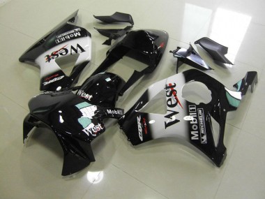 Schwarz West Honda CBR 900 RR 954 2002-2003 Motorrad Verkleidungen