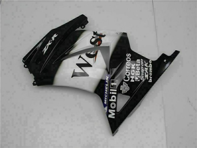 Schwarz West Kawasaki EX250 2008-2012 Motorrad Verkleidungen Schwarz West Kawasaki EX250 2008-2012 Motorrad Verkleidungen