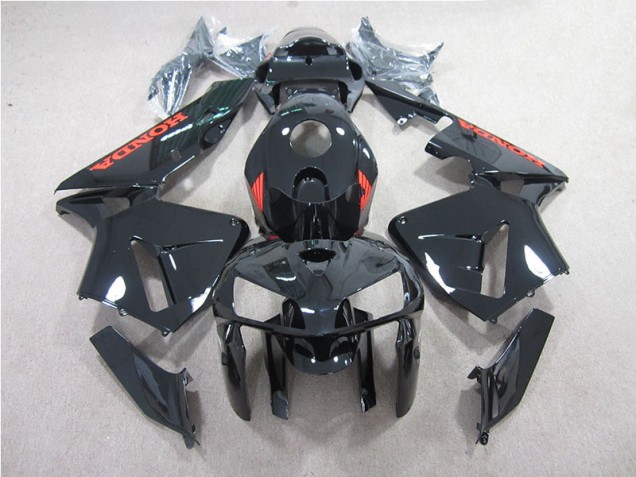 Schwarz mit Rot Honda CBR 600 RR 2005-2006 Motorrad Verkleidungen Schwarz mit Rot Honda CBR 600 RR 2005-2006 Motorrad Verkleidungen