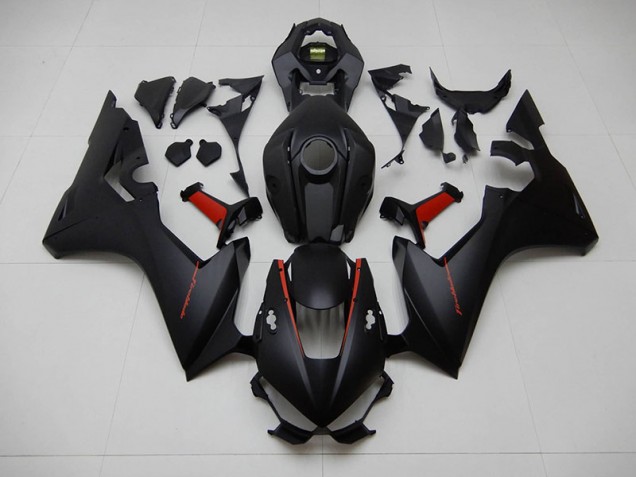 Schwarz mit roter Fireblade Honda CBR 1000 RR 2017-2023 Motorrad Verkleidungen Schwarz mit roter Fireblade Honda CBR 1000 RR 2017-2023 Motorrad Verkleidungen