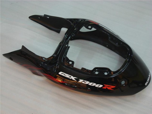 Schwarz rote Flamme Suzuki GSXR 1300 Hayabusa 1996-2007 Motorrad Verkleidung Schwarz rote Flamme Suzuki GSXR 1300 Hayabusa 1996-2007 Motorrad Verkleidung