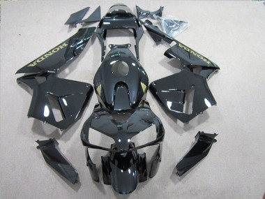 Schwarz und Gold Aufkleber Honda CBR 600 RR 2005-2006 Motorrad Verkleidungen