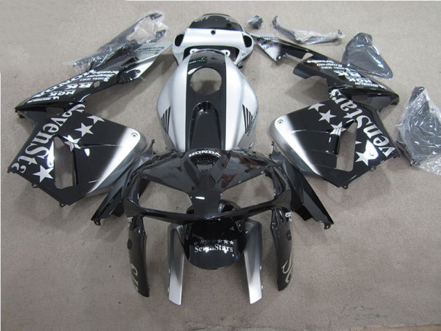 Schwarze SevenStars Honda CBR 600 RR 2005-2006 Motorrad Verkleidungen Schwarze SevenStars Honda CBR 600 RR 2005-2006 Motorrad Verkleidungen