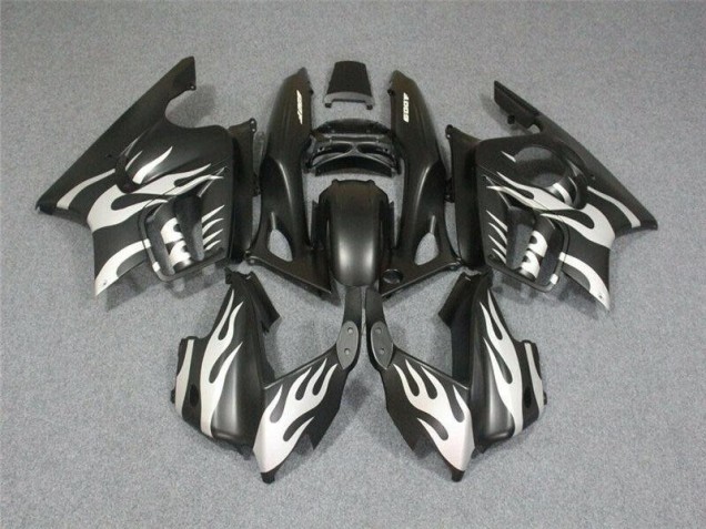 Schwarze Weiße Flamme Honda CBR 600 F3 1995-1998 Motorrad Verkleidungen