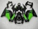 Schwarzer Grün Ninja Kawasaki EX250 2008-2012 Motorrad Verkleidungen Schwarzer Grün Ninja Kawasaki EX250 2008-2012 Motorrad Verkleidungen