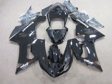 Schwarzer Ninja 636 Kawasaki ZX6R 2005-2006 Motorrad Verkleidung