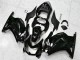 Schwarzer Ninja Kawasaki EX250 2008-2012 Motorrad Verkleidungen Schwarzer Ninja Kawasaki EX250 2008-2012 Motorrad Verkleidungen