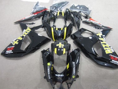 Schwarzer Rizla Holzfäller Suzuki GSXR 1000 K9 2009-2016 Motorrad Verkleidungen