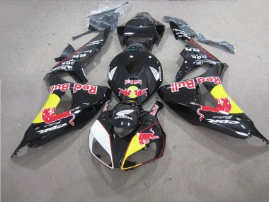 Schwarzer Rot Bull Honda CBR 1000 RR 2006-2007 Motorrad Verkleidung
