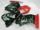 Schwarzer Roter Ninja Kawasaki EX250 2008-2012 Motorrad Verkleidungen Schwarzer Roter Ninja Kawasaki EX250 2008-2012 Motorrad Verkleidungen