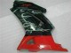 Schwarzer Roter Ninja Kawasaki EX250 2008-2012 Motorrad Verkleidungen Schwarzer Roter Ninja Kawasaki EX250 2008-2012 Motorrad Verkleidungen