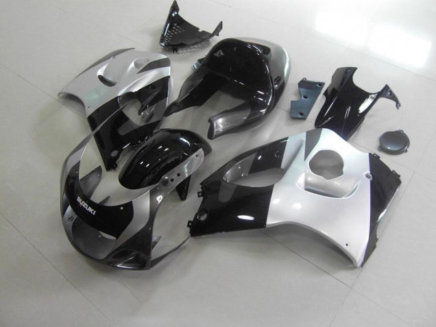 Silber Grau Kein Aufkleber Suzuki GSXR 600 1996-2000 Motorrad Verkleidungen Silber Grau Kein Aufkleber Suzuki GSXR 600 1996-2000 Motorrad Verkleidungen