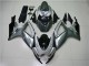 Silber Grau Suzuki GSXR 600 / 750 K6 2006-2007 Motorrad Verkleidung Silber Grau Suzuki GSXR 600 / 750 K6 2006-2007 Motorrad Verkleidung