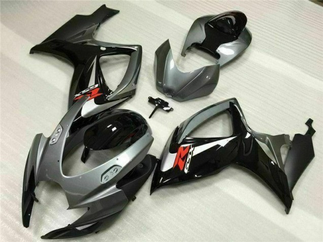 Silber Grau Suzuki GSXR 600 / 750 K6 2006-2007 Motorrad Verkleidungen Silber Grau Suzuki GSXR 600 / 750 K6 2006-2007 Motorrad Verkleidungen