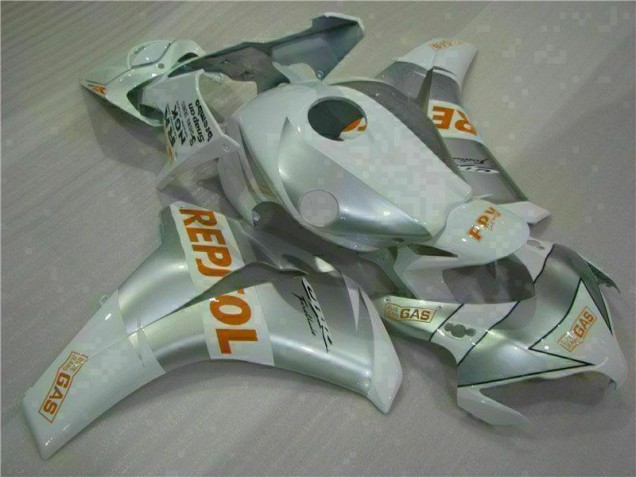 Silber Honda CBR 1000 RR 2008-2011 Motorrad Verkleidungen Silber Honda CBR 1000 RR 2008-2011 Motorrad Verkleidungen