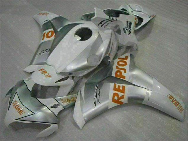 Silber Honda CBR 1000 RR 2008-2011 Motorrad Verkleidungen Silber Honda CBR 1000 RR 2008-2011 Motorrad Verkleidungen