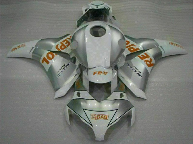 Silber Honda CBR 1000 RR 2008-2011 Motorrad Verkleidungen Silber Honda CBR 1000 RR 2008-2011 Motorrad Verkleidungen