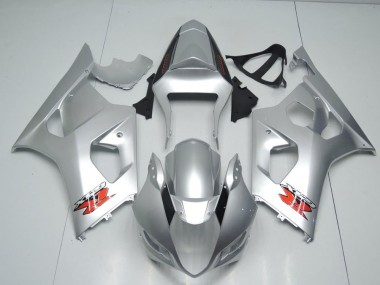 Silber OEM Stil Suzuki GSXR 1000 K3 2003-2004 Motorrad Verkleidungen