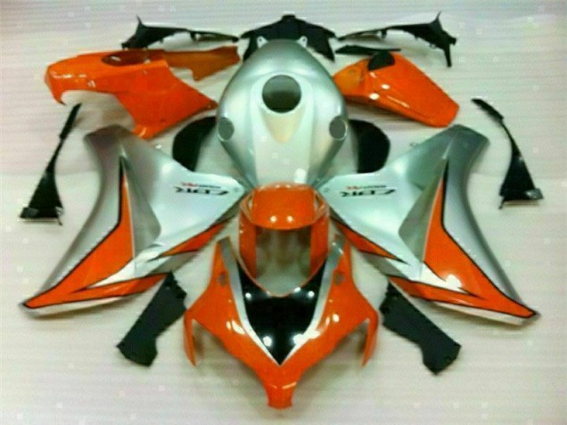 Silber Orange Honda CBR 1000 RR 2008-2011 Motorrad Verkleidungen Silber Orange Honda CBR 1000 RR 2008-2011 Motorrad Verkleidungen