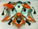 Silber Orange Honda CBR 1000 RR 2008-2011 Motorrad Verkleidungen Silber Orange Honda CBR 1000 RR 2008-2011 Motorrad Verkleidungen