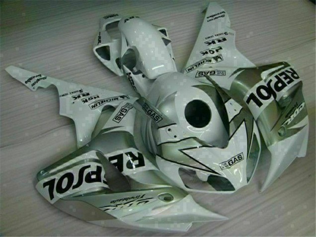 Silber Repsol Honda CBR 1000 RR 2004-2005 Motorrad Verkleidung Silber Repsol Honda CBR 1000 RR 2004-2005 Motorrad Verkleidung
