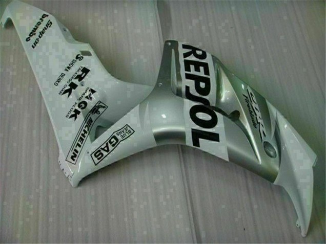 Silber Repsol Honda CBR 1000 RR 2004-2005 Motorrad Verkleidung Silber Repsol Honda CBR 1000 RR 2004-2005 Motorrad Verkleidung