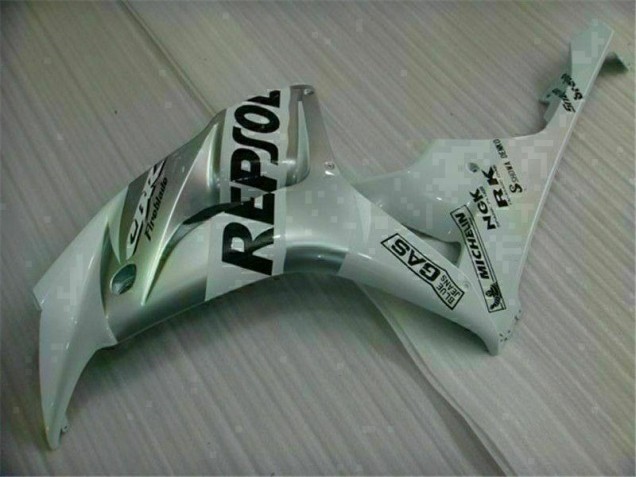 Silber Repsol Honda CBR 1000 RR 2004-2005 Motorrad Verkleidung Silber Repsol Honda CBR 1000 RR 2004-2005 Motorrad Verkleidung