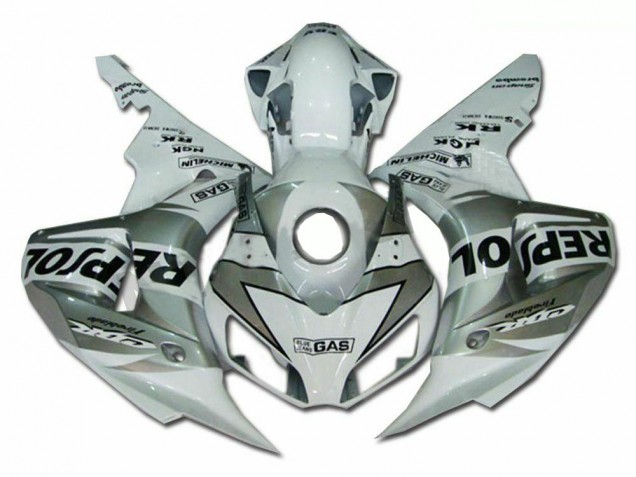 Silber Repsol Honda CBR 1000 RR 2004-2005 Motorrad Verkleidung Silber Repsol Honda CBR 1000 RR 2004-2005 Motorrad Verkleidung