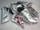Silber Rot Flammen Kawasaki ZX6R 2005-2006 Motorrad Verkleidungen Silber Rot Flammen Kawasaki ZX6R 2005-2006 Motorrad Verkleidungen