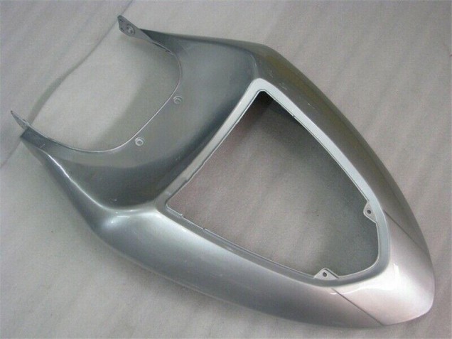 Silber Rot Flammen Kawasaki ZX6R 2005-2006 Motorrad Verkleidungen Silber Rot Flammen Kawasaki ZX6R 2005-2006 Motorrad Verkleidungen