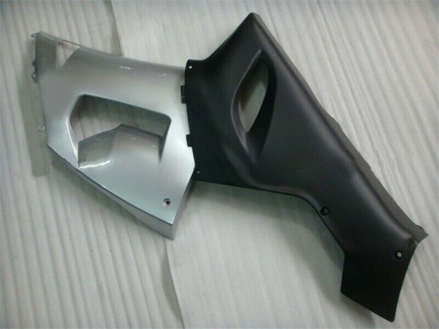 Silber Schwarz Kawasaki ZX6R 2005-2006 Motorrad Verkleidungen Silber Schwarz Kawasaki ZX6R 2005-2006 Motorrad Verkleidungen
