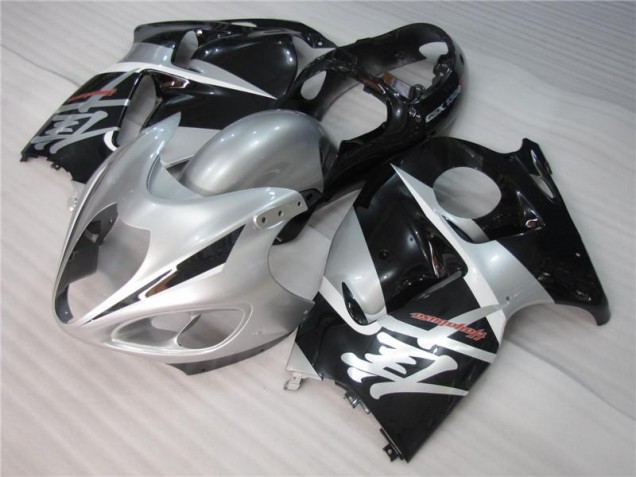Silber Schwarz Suzuki GSXR 1300 Hayabusa 1996-2007 Motorrad Verkleidungen Silber Schwarz Suzuki GSXR 1300 Hayabusa 1996-2007 Motorrad Verkleidungen