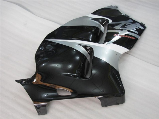 Silber Schwarz Suzuki GSXR 1300 Hayabusa 1996-2007 Motorrad Verkleidungen Silber Schwarz Suzuki GSXR 1300 Hayabusa 1996-2007 Motorrad Verkleidungen