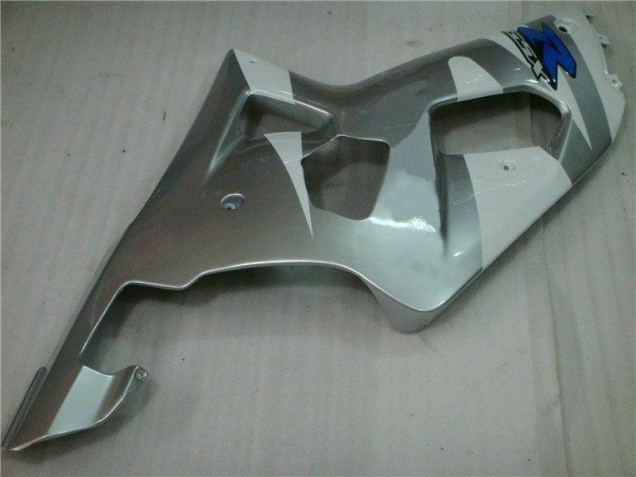 Silber Schwarz Suzuki GSXR 600 / 750 K1 K2 K3 2001-2003 Motorrad Verkleidung Silber Schwarz Suzuki GSXR 600 / 750 K1 K2 K3 2001-2003 Motorrad Verkleidung