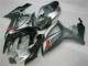 Silber Schwarz Suzuki GSXR 600 / 750 K6 2006-2007 Motorrad Verkleidungen Silber Schwarz Suzuki GSXR 600 / 750 K6 2006-2007 Motorrad Verkleidungen