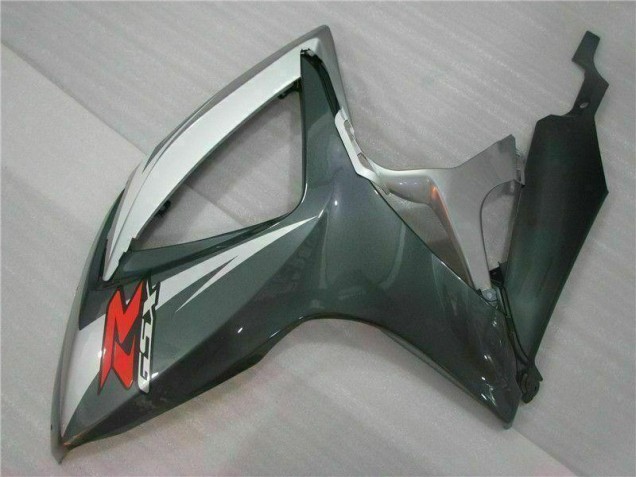 Silber Schwarz Suzuki GSXR 600 / 750 K6 2006-2007 Motorrad Verkleidungen Silber Schwarz Suzuki GSXR 600 / 750 K6 2006-2007 Motorrad Verkleidungen