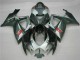 Silber Schwarz Suzuki GSXR 600 / 750 K6 2006-2007 Motorrad Verkleidungen Silber Schwarz Suzuki GSXR 600 / 750 K6 2006-2007 Motorrad Verkleidungen