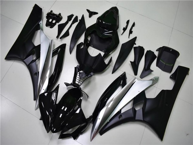 Silber Schwarz Yamaha R6 2006-2007 Motorrad Verkleidung Silber Schwarz Yamaha R6 2006-2007 Motorrad Verkleidung