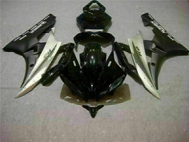 Silber Schwarz Yamaha R6 2006-2007 Motorrad Vollverkleidung Silber Schwarz Yamaha R6 2006-2007 Motorrad Vollverkleidung