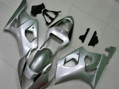 Silber Suzuki GSXR 1000 K3 2003-2004 Motorrad Verkleidungen Komplett Sets