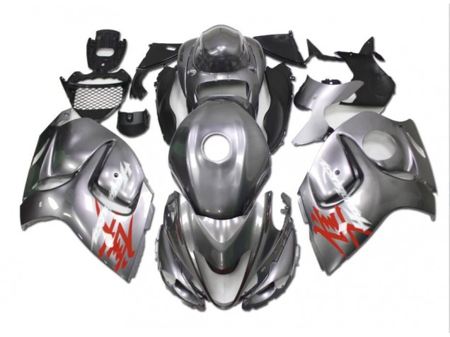 Silber Suzuki GSXR 1300 Hayabusa 2008-2019 Motorrad Verkleidungen Silber Suzuki GSXR 1300 Hayabusa 2008-2019 Motorrad Verkleidungen