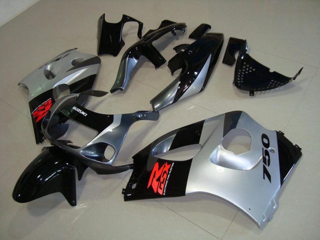 Silber Suzuki GSXR 600 1996-2000 Motorrad Verkleidungen Silber Suzuki GSXR 600 1996-2000 Motorrad Verkleidungen
