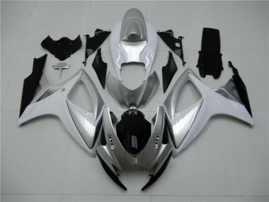 Silber Suzuki GSXR 600 / 750 K6 2006-2007 Motorrad Verkleidung