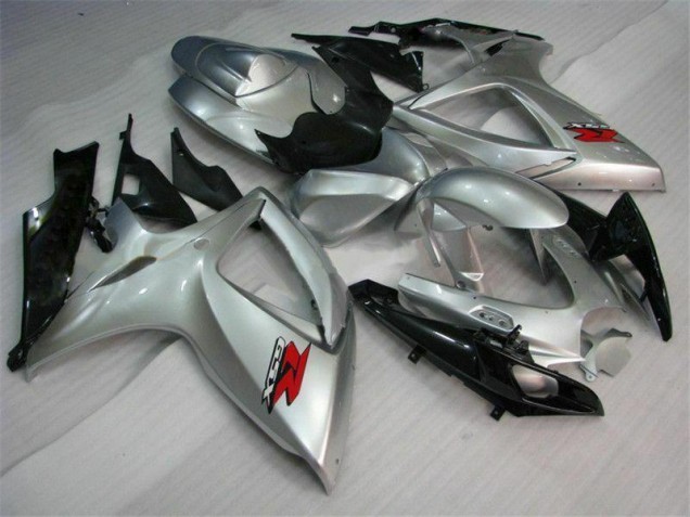 Silber Suzuki GSXR 600 / 750 K6 2006-2007 Motorrad Verkleidungen Silber Suzuki GSXR 600 / 750 K6 2006-2007 Motorrad Verkleidungen