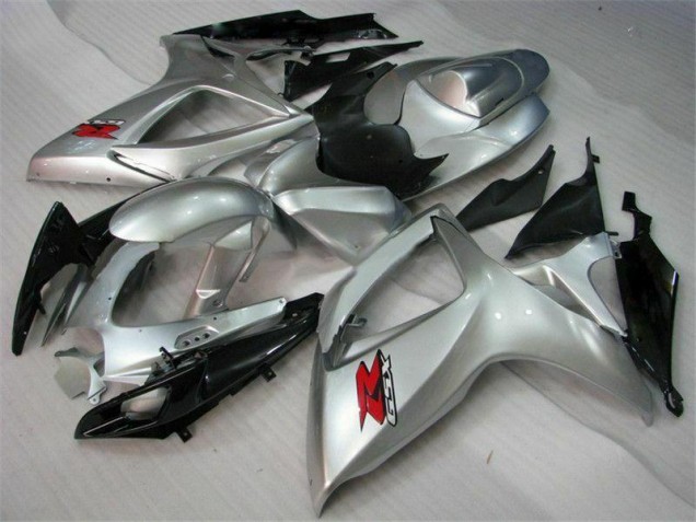 Silber Suzuki GSXR 600 / 750 K6 2006-2007 Motorrad Verkleidungen Silber Suzuki GSXR 600 / 750 K6 2006-2007 Motorrad Verkleidungen