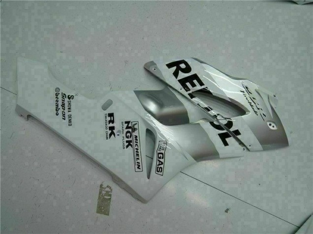 Silber Weiß Repsol Honda CBR 1000 RR 2004-2005 Motorrad Verkleidung Silber Weiß Repsol Honda CBR 1000 RR 2004-2005 Motorrad Verkleidung