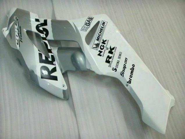 Silber Weiß Repsol Honda CBR 1000 RR 2004-2005 Motorrad Verkleidungen Silber Weiß Repsol Honda CBR 1000 RR 2004-2005 Motorrad Verkleidungen