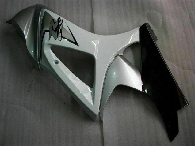 Silber Weiß Suzuki GSXR 1000 K7 2007-2008 Motorrad Verkleidungen Silber Weiß Suzuki GSXR 1000 K7 2007-2008 Motorrad Verkleidungen